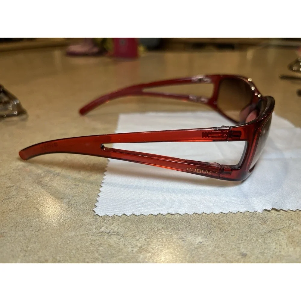 Vogue Sunglasses VO 2412 Red  60-15 Oversized Frames 1411/12